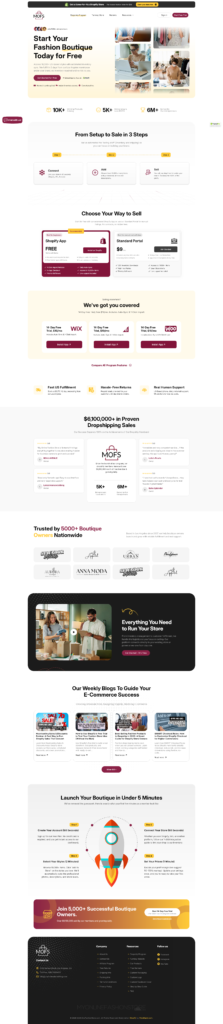 MOFS - Dropship Program Page