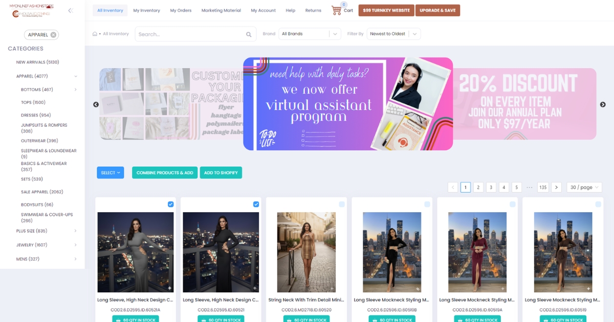 MOFS-Shopify App Redesign - Before 1